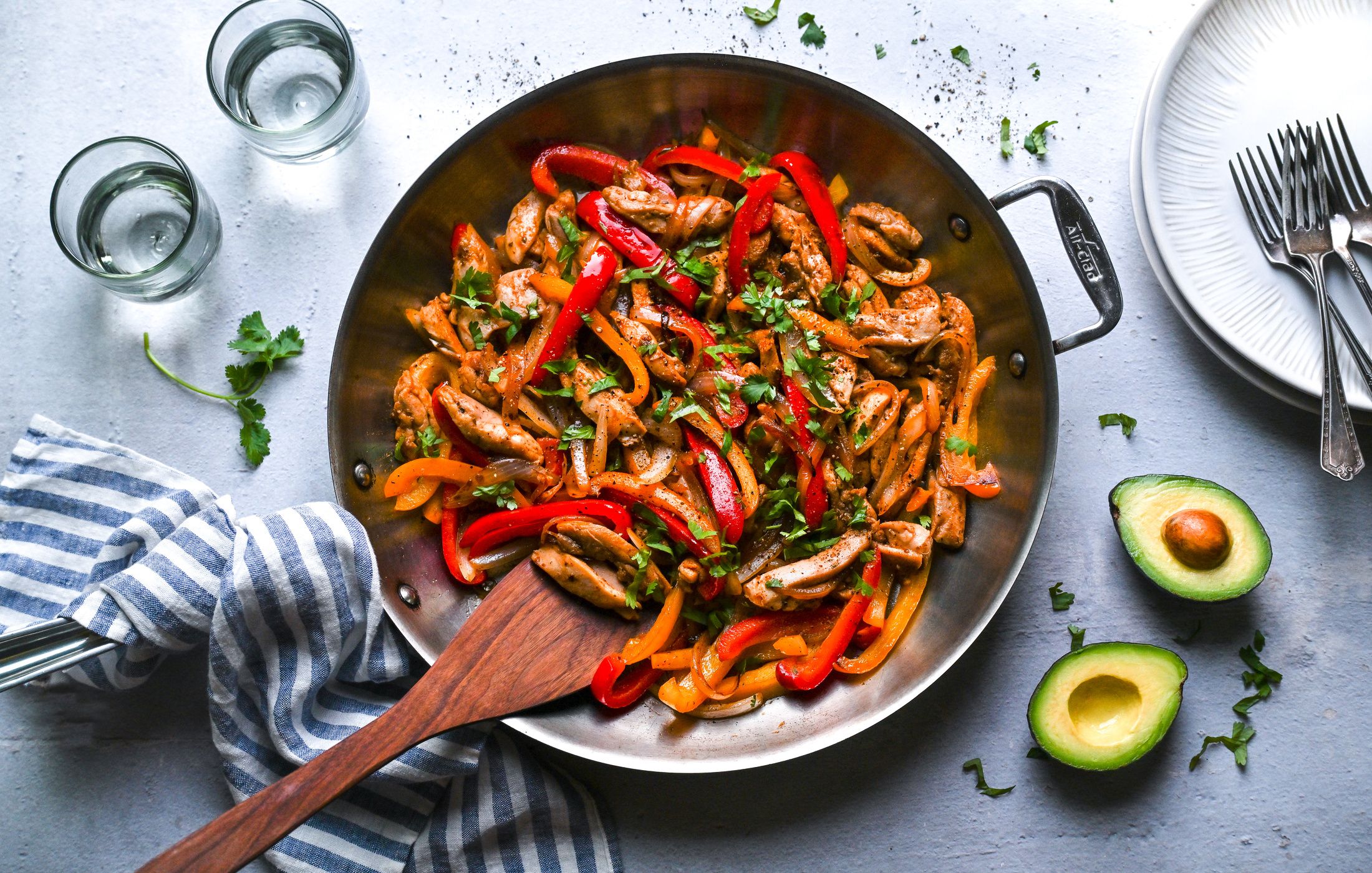 SMOKEY CHICKEN PEPPER SKILLET LOW-CARB-11