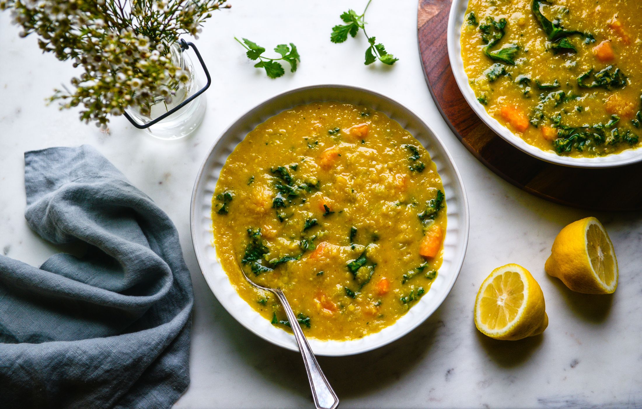 SOOTHING RED LENTIL SOUP 2024