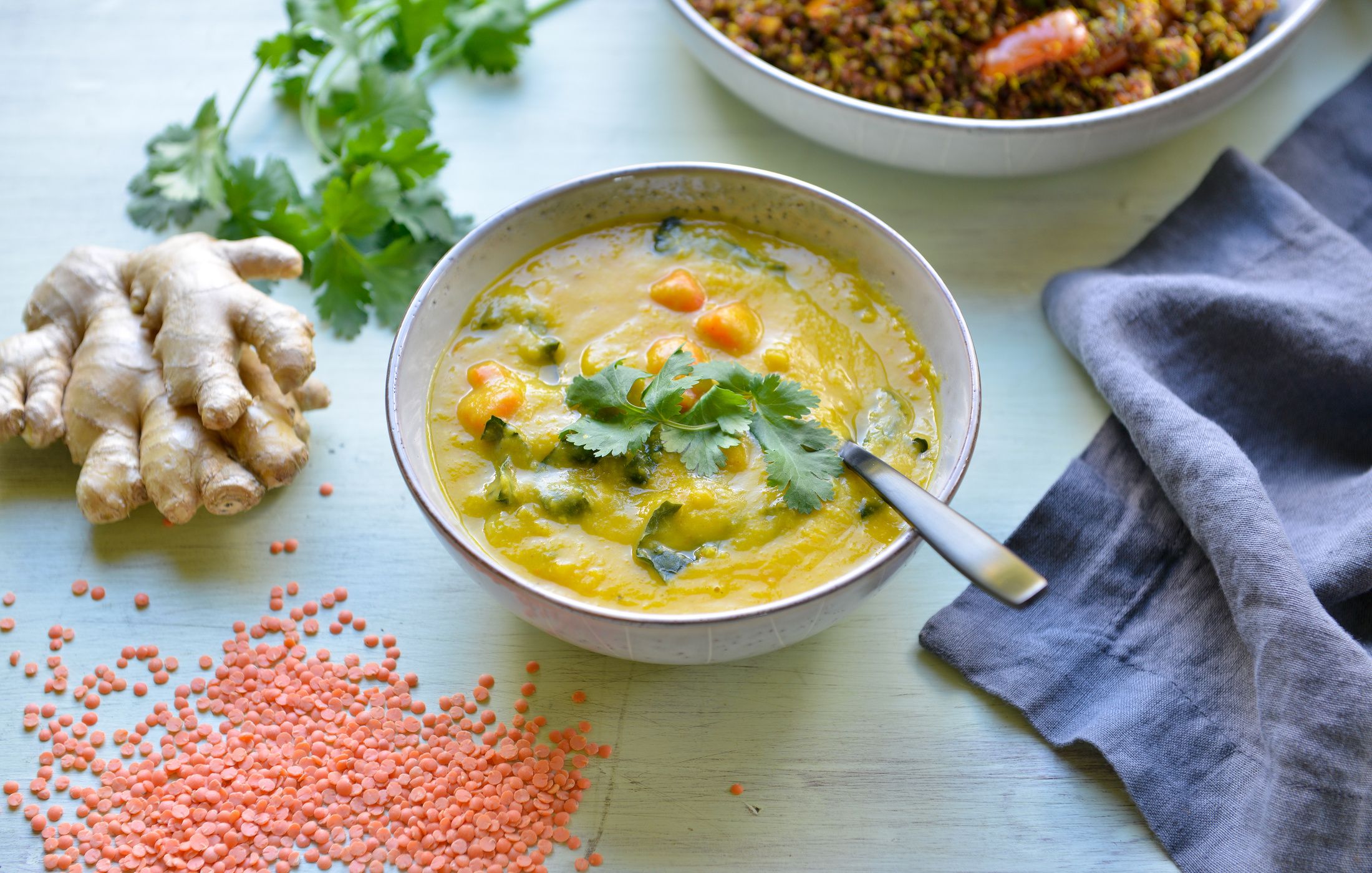 Soothing Red Lentil Soup-3