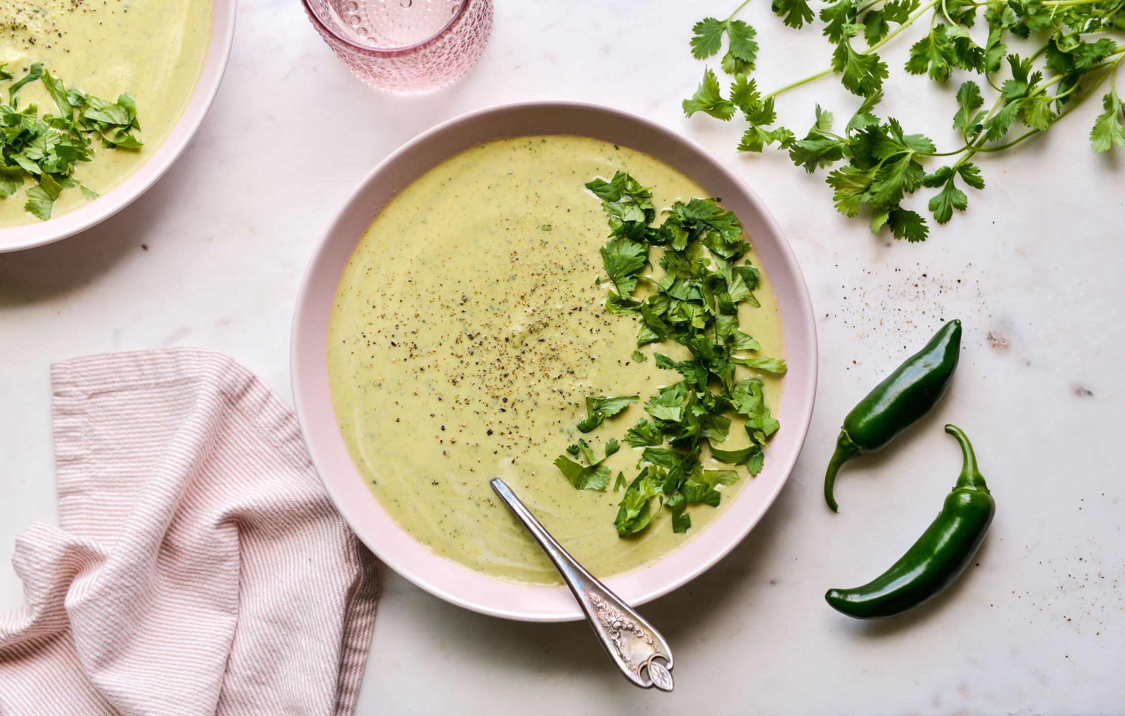 SPICY CREAM OF ZUCCHINI SOUP KETO-1