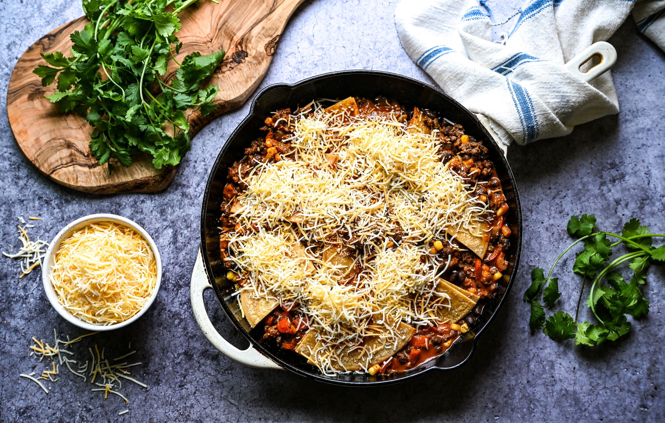 STOVETOP BLACK BEAN AND BEEF ENCHILADA CASSEROLE GLUTEN-FREE-3