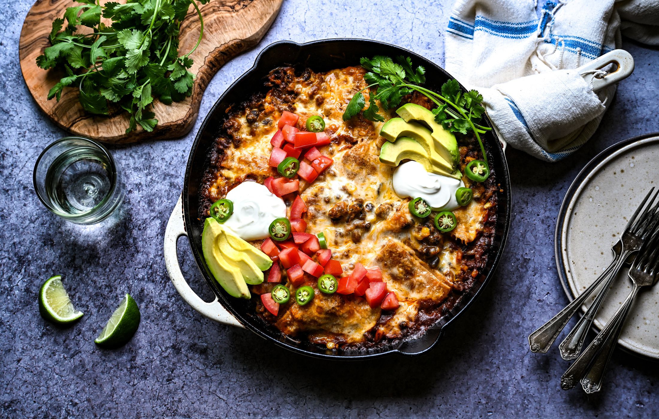 STOVETOP BLACK BEAN AND BEEF ENCHILADA CASSEROLE GLUTEN-FREE-4