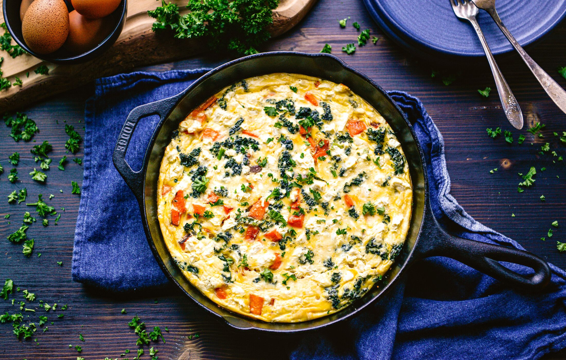SWEET POTATO AND KALE FRITTATA-1