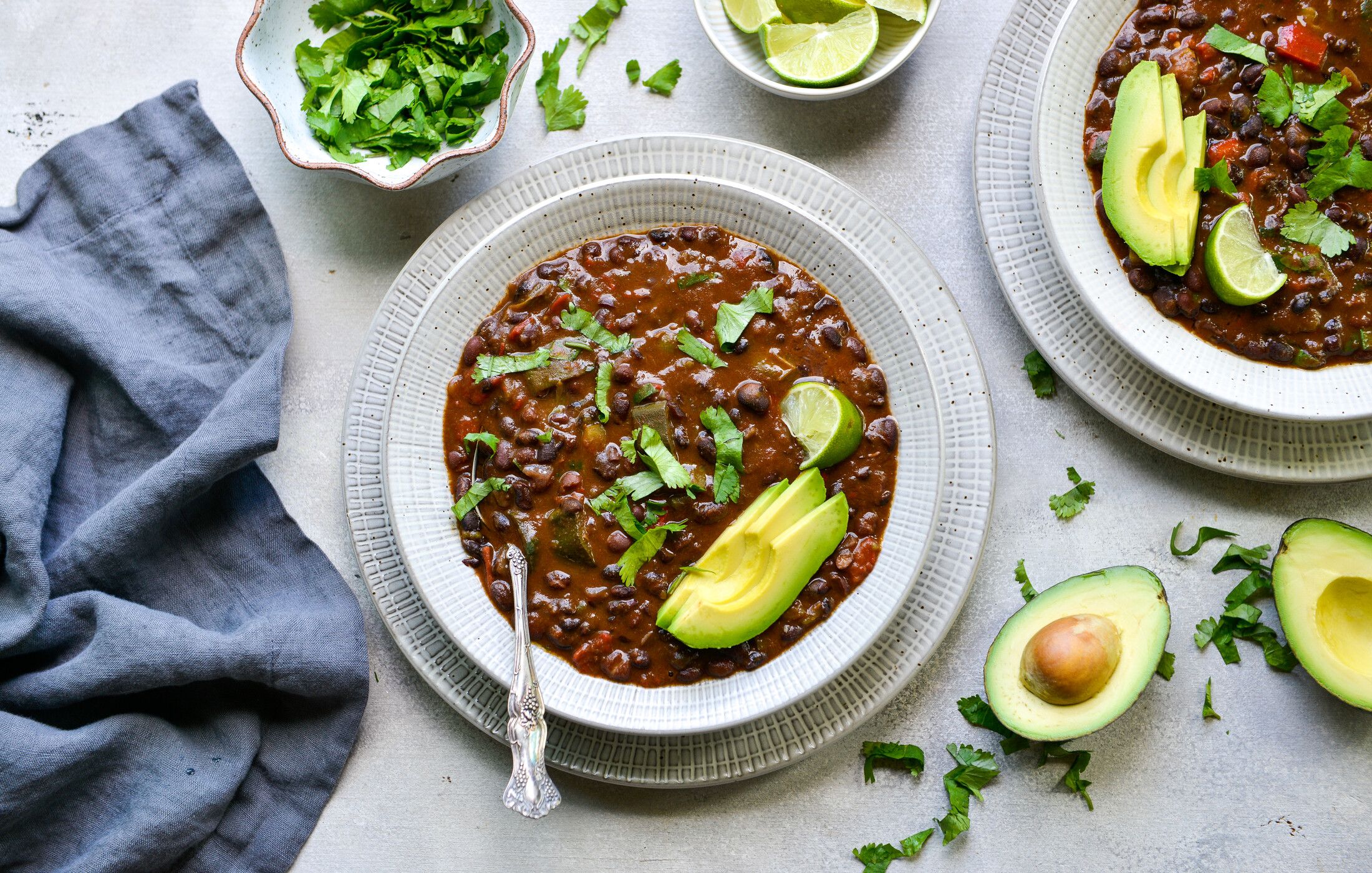 instant pot black bean chili vegetarian