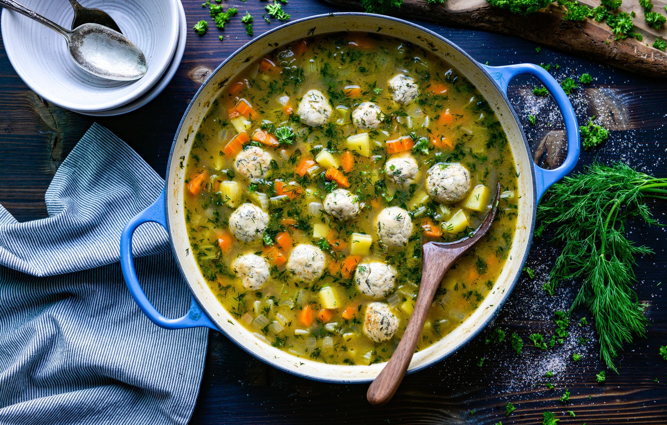 TURKEY MEATBALL AND VEGETABLE SOUP-1