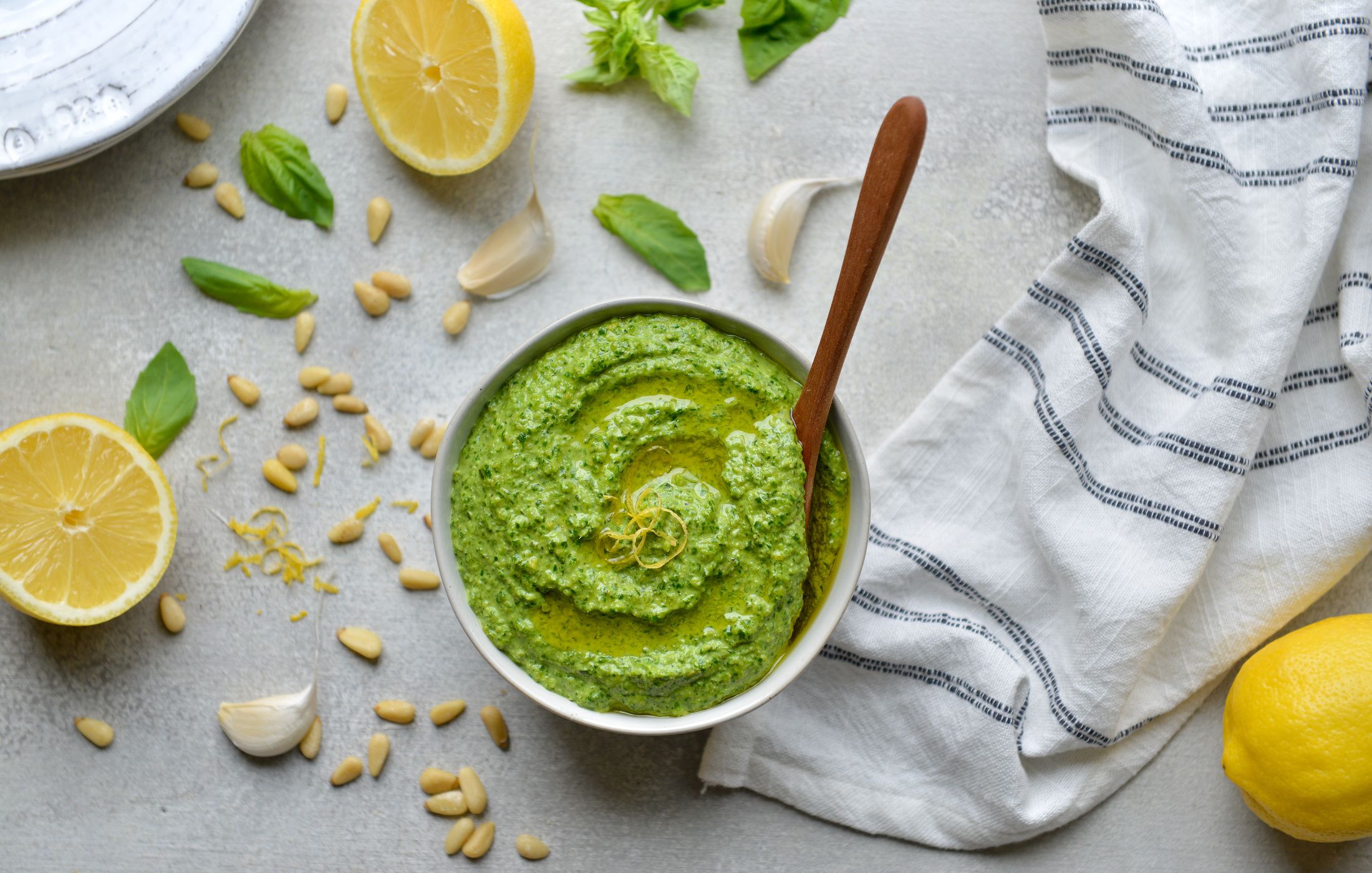 VEGAN LEMON BASIL PESTO-1