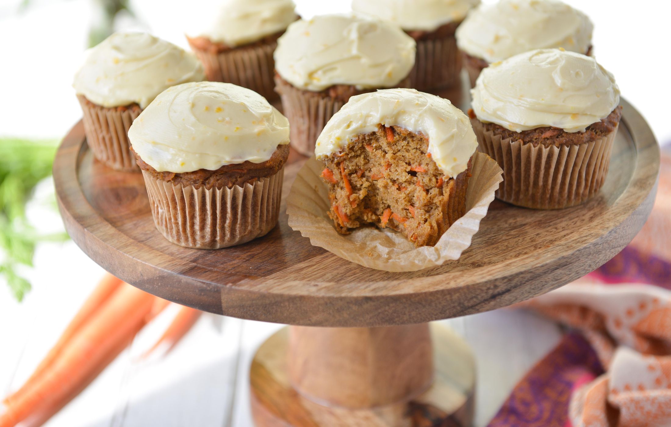 carrot cake muffins - gluten-free egg-free-2
