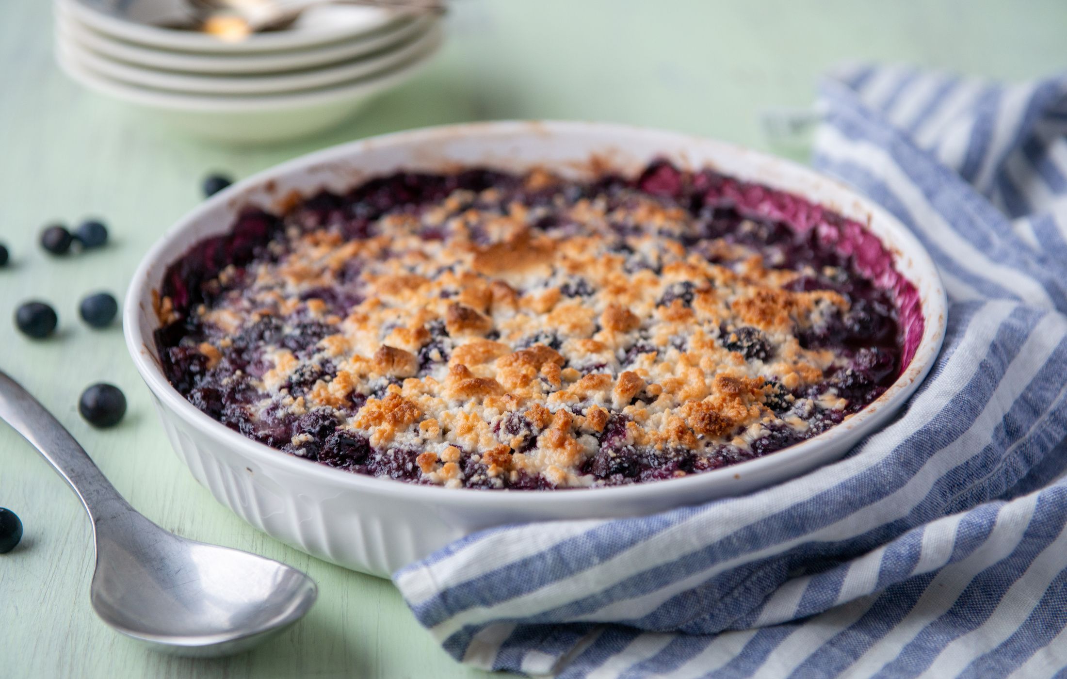 Blueberry Coconut Crumble