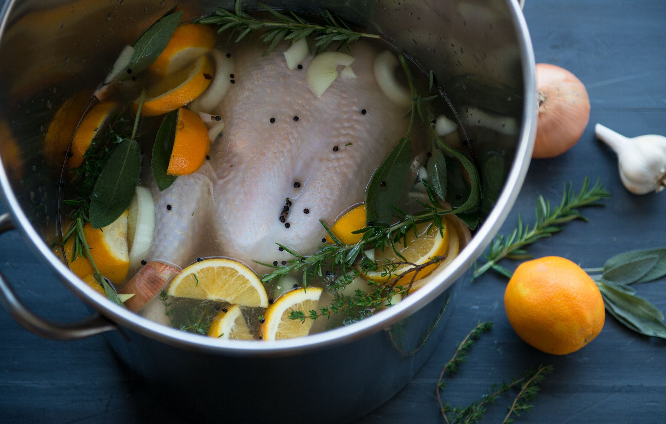 Apple Cider and Herb Brined Turkey