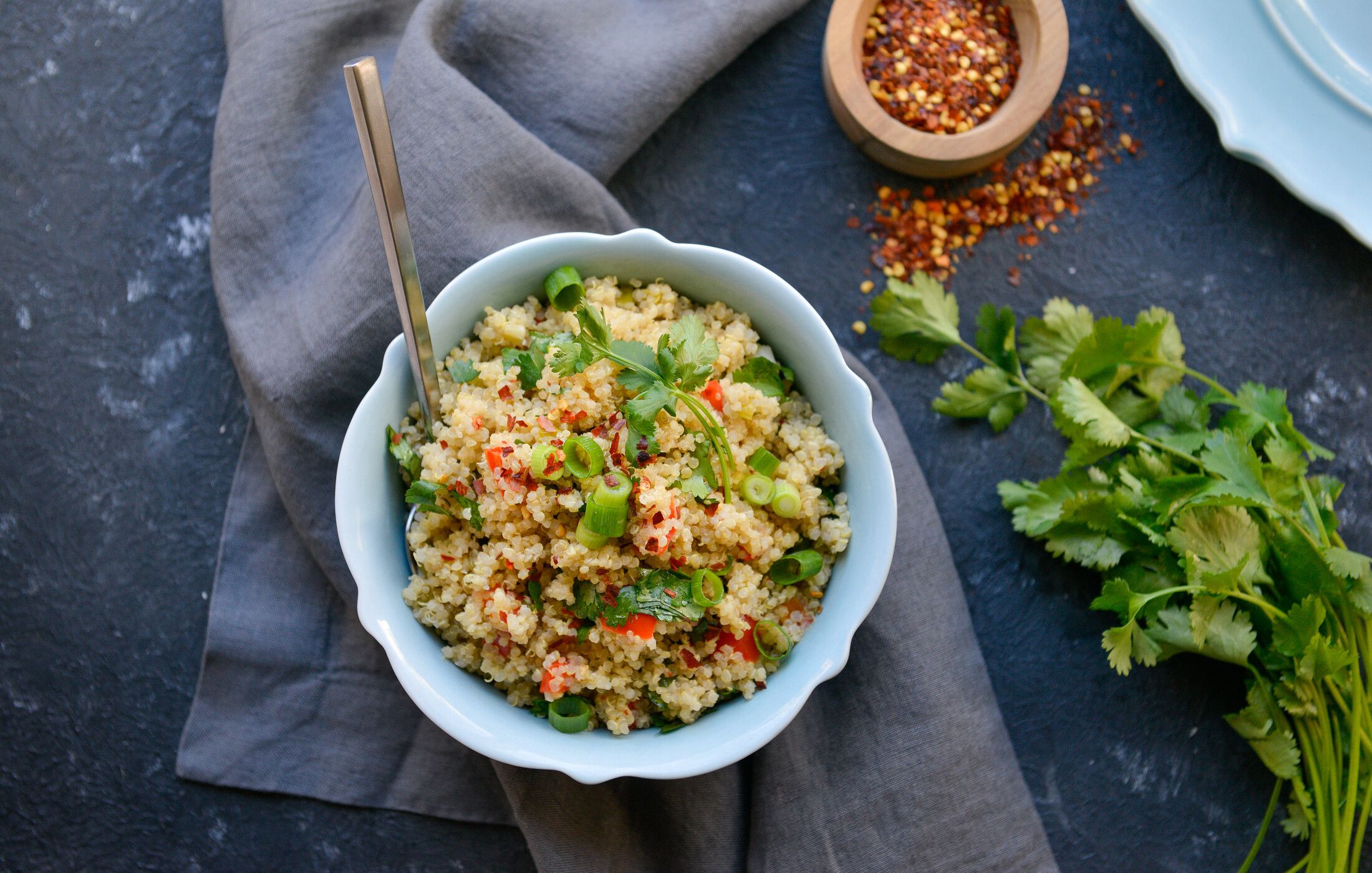 Vegan Coconut Quinoa Pilaf