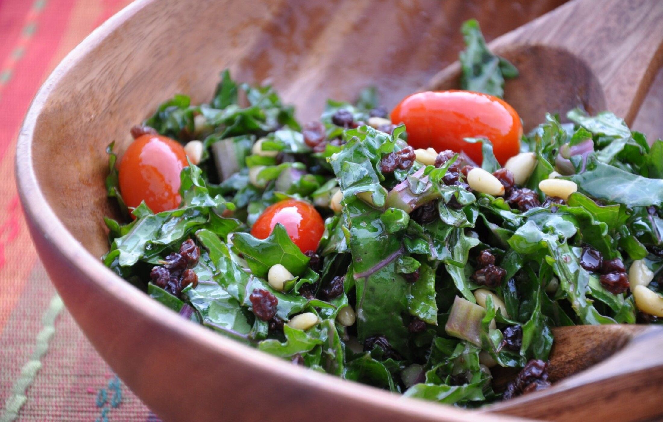 Raw Mediterranean Kale Salad