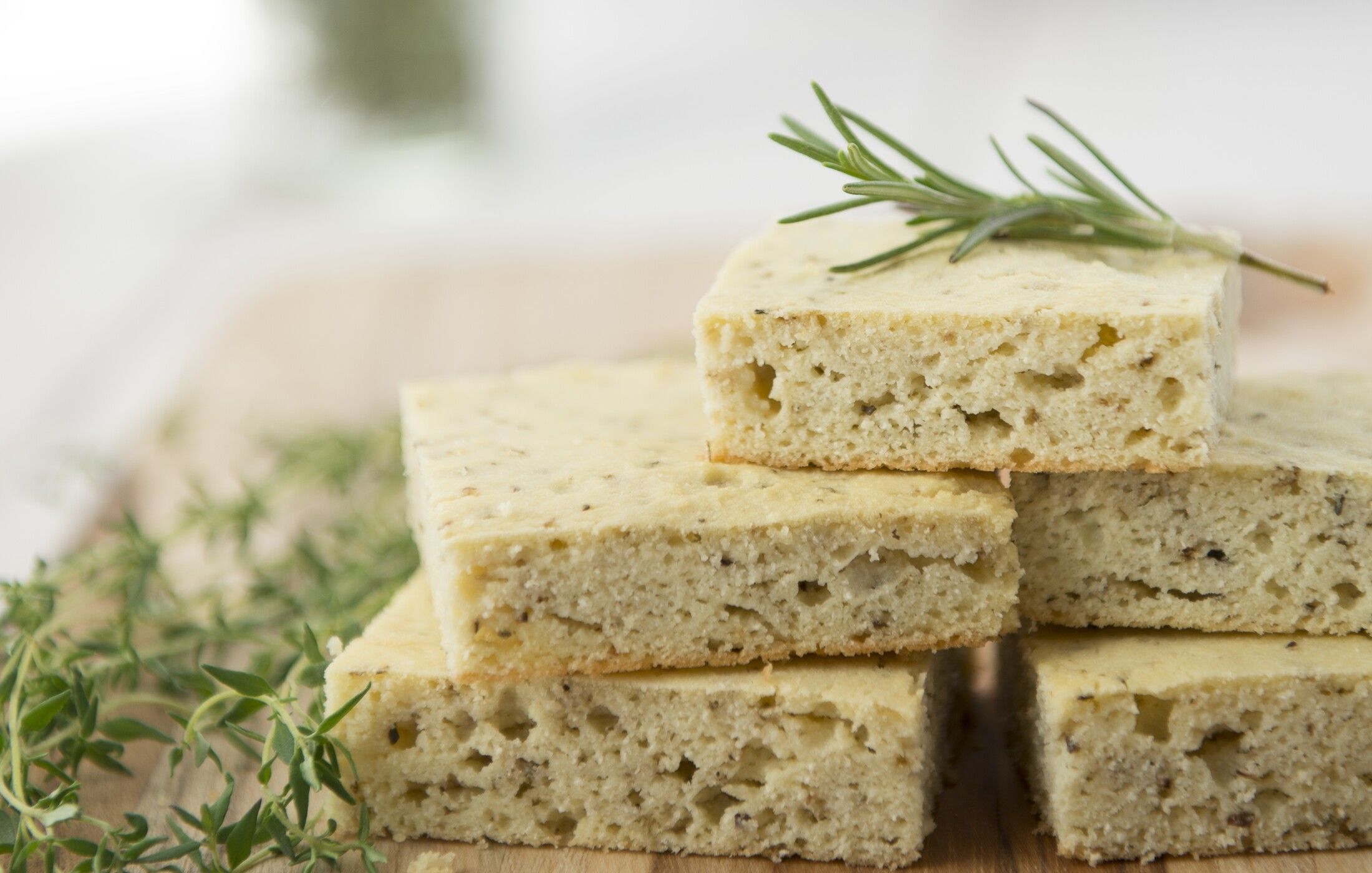 Grain-free Herbed Focaccia Bread