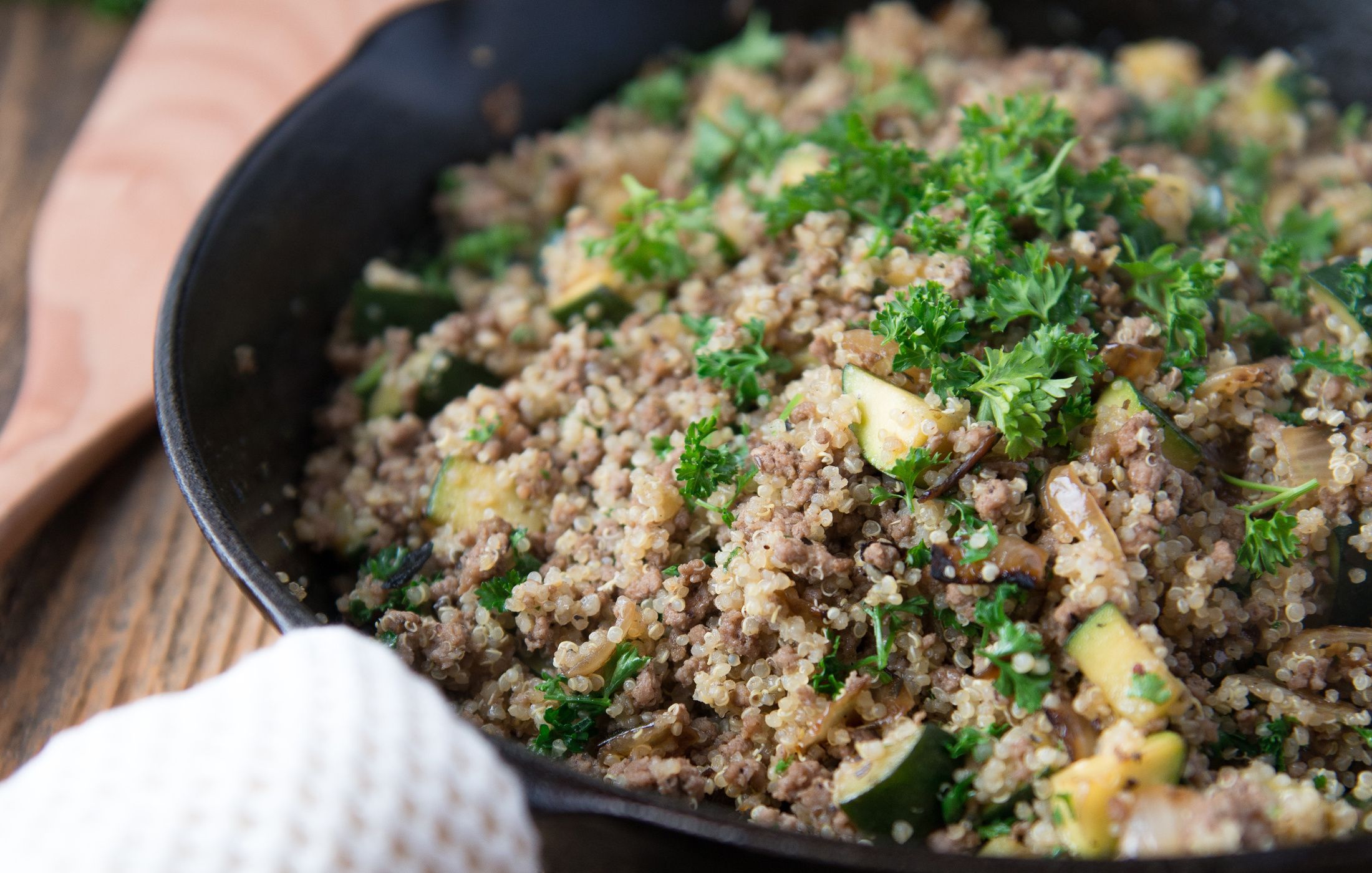 Lamb-Quinoa Breakfast Hash