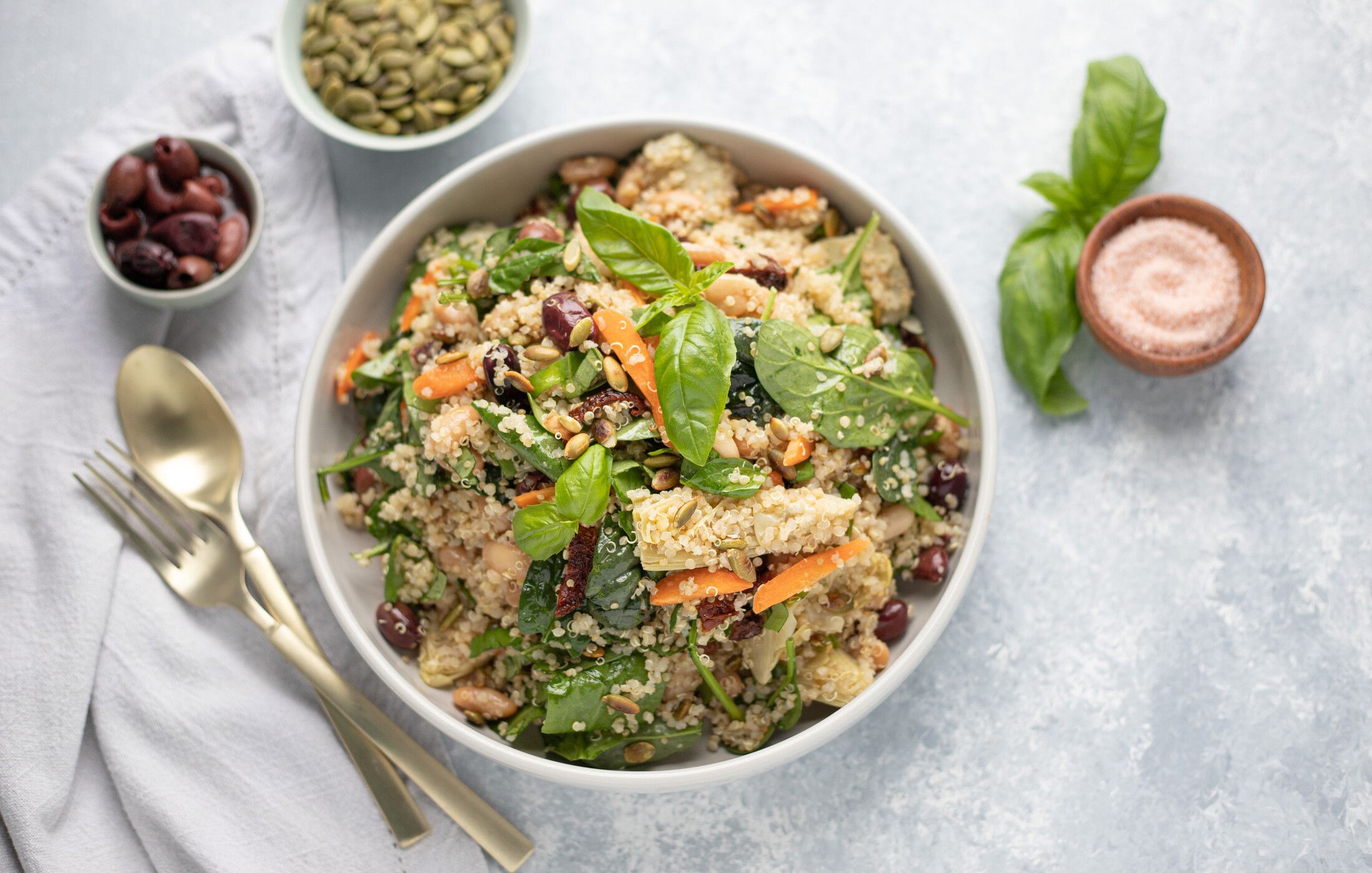 Mediterranean Quinoa Salad