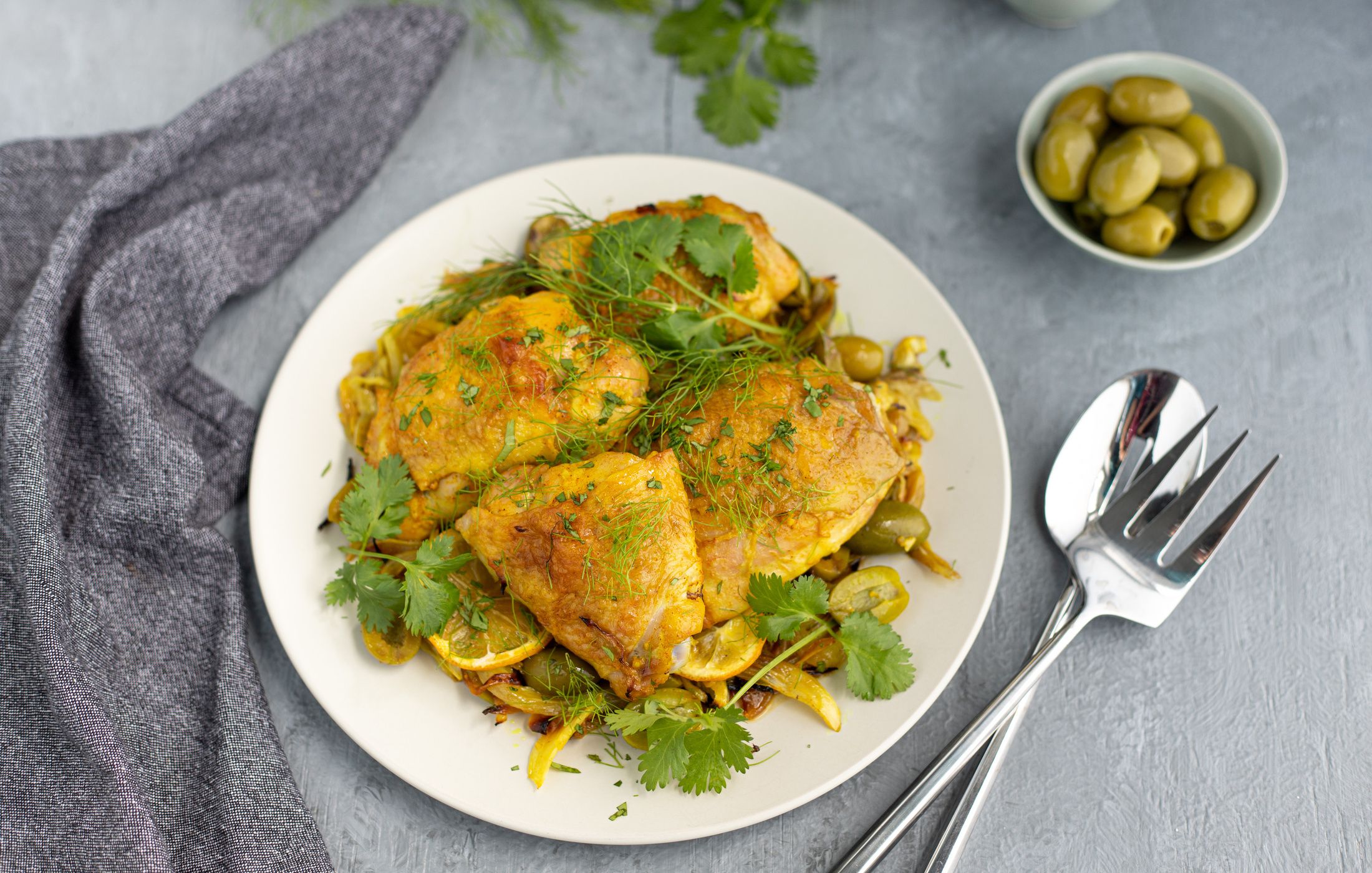 Moroccan Sheet Pan Chicken