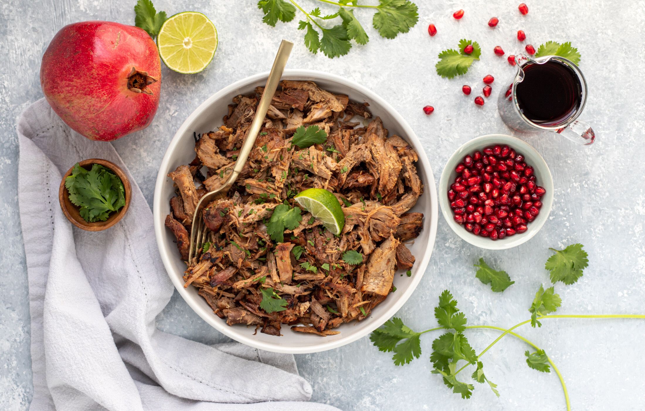 AIP Nightshade-Free Instant Pot Pomegranate Pulled Pork