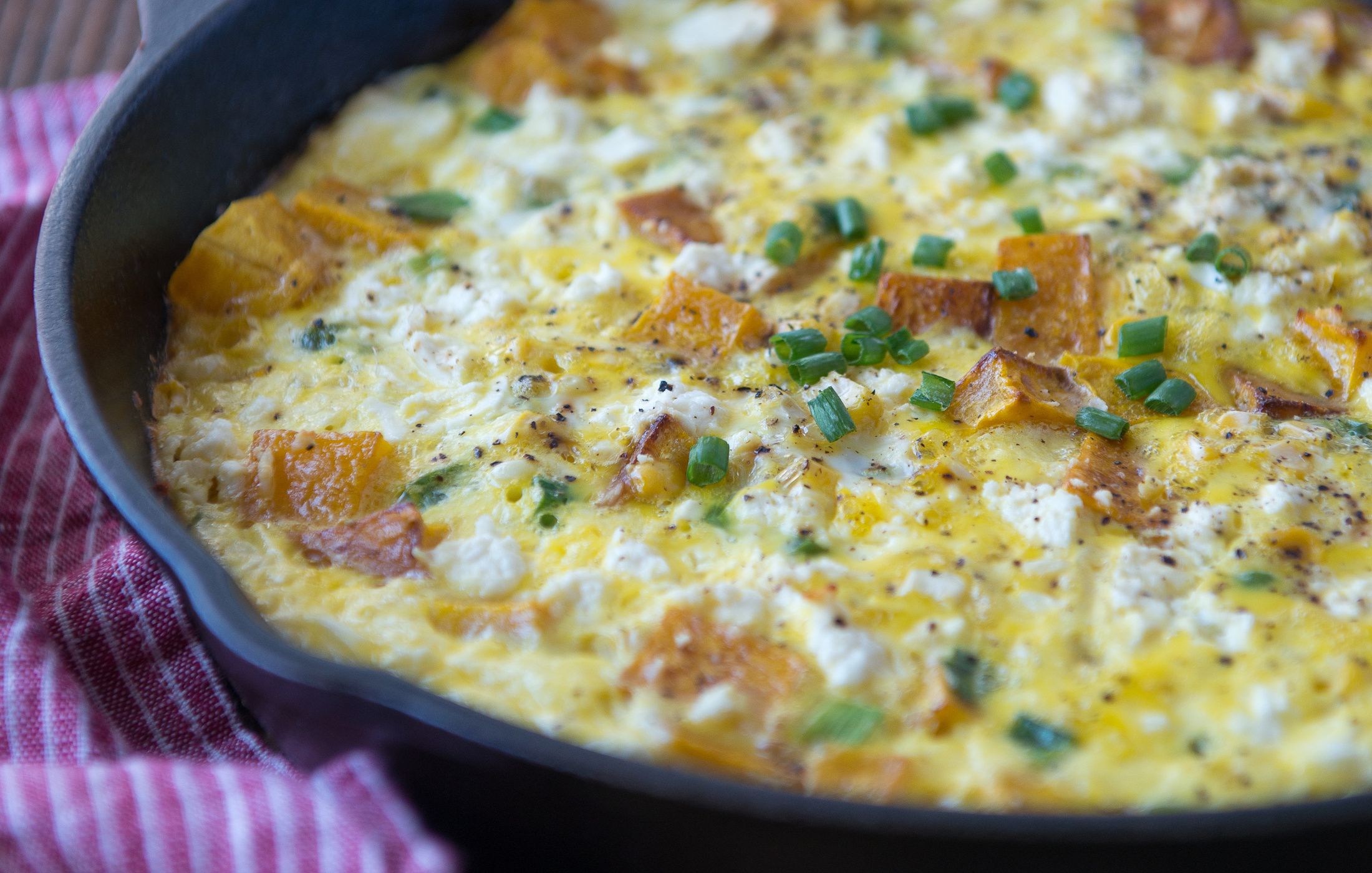 Roasted Squash and Corn Frittata