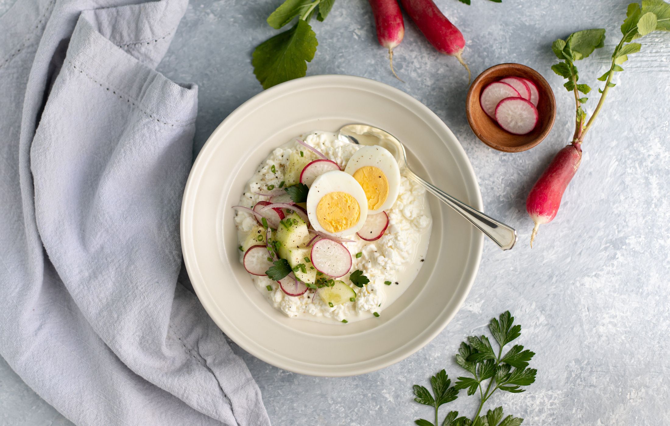 Savory Cottage Cheese Breakfast Bowl