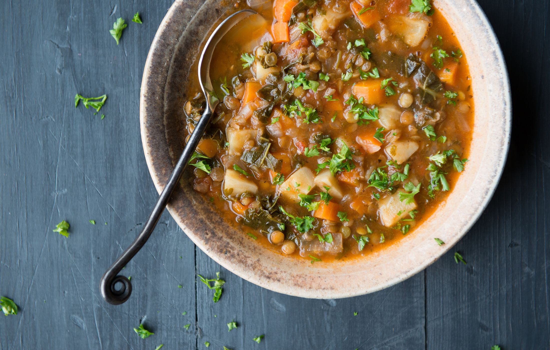 Winter Vegetable Lentil Soup