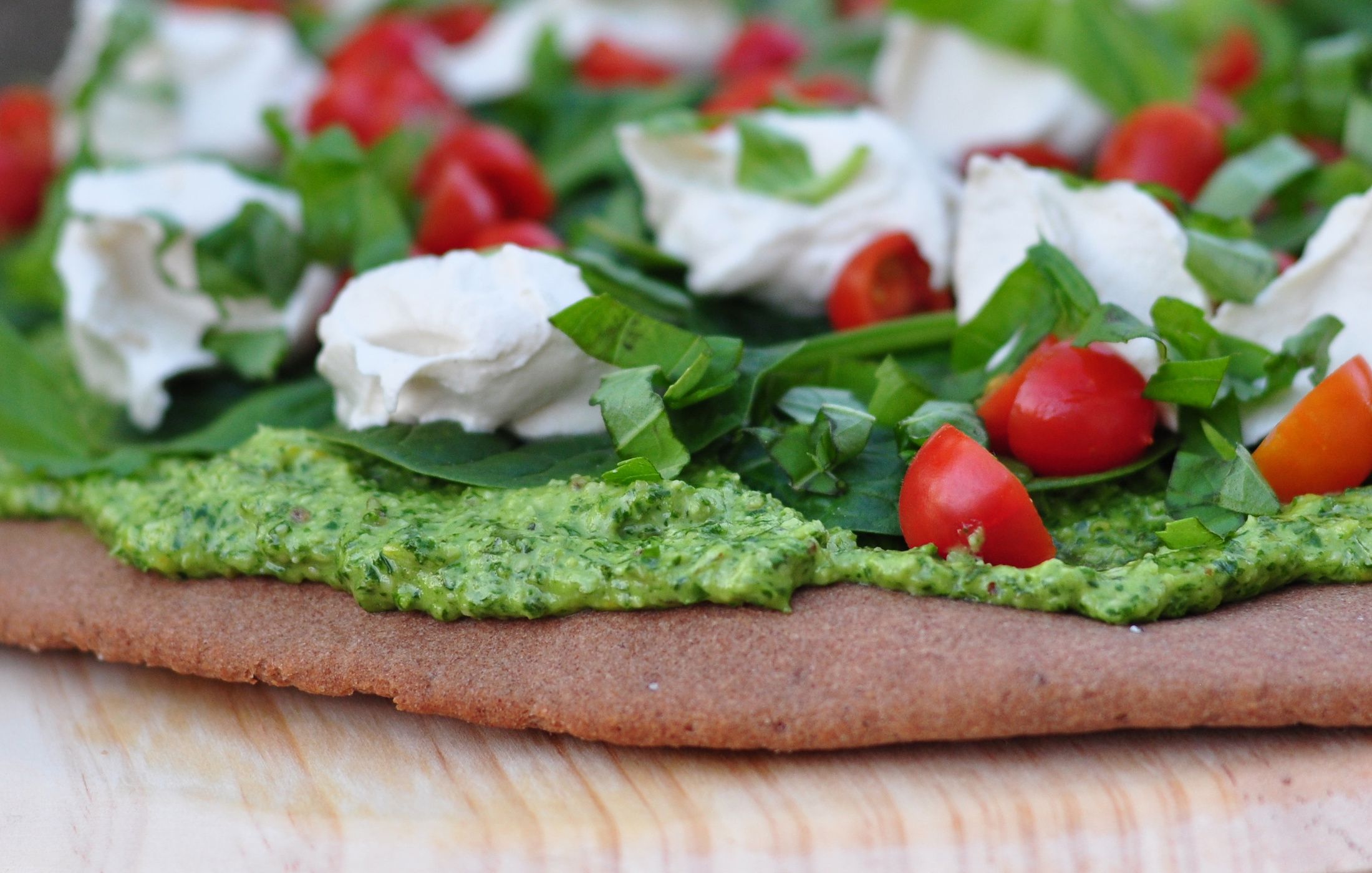 Gluten-Free Vegan Teff Pizza Crust