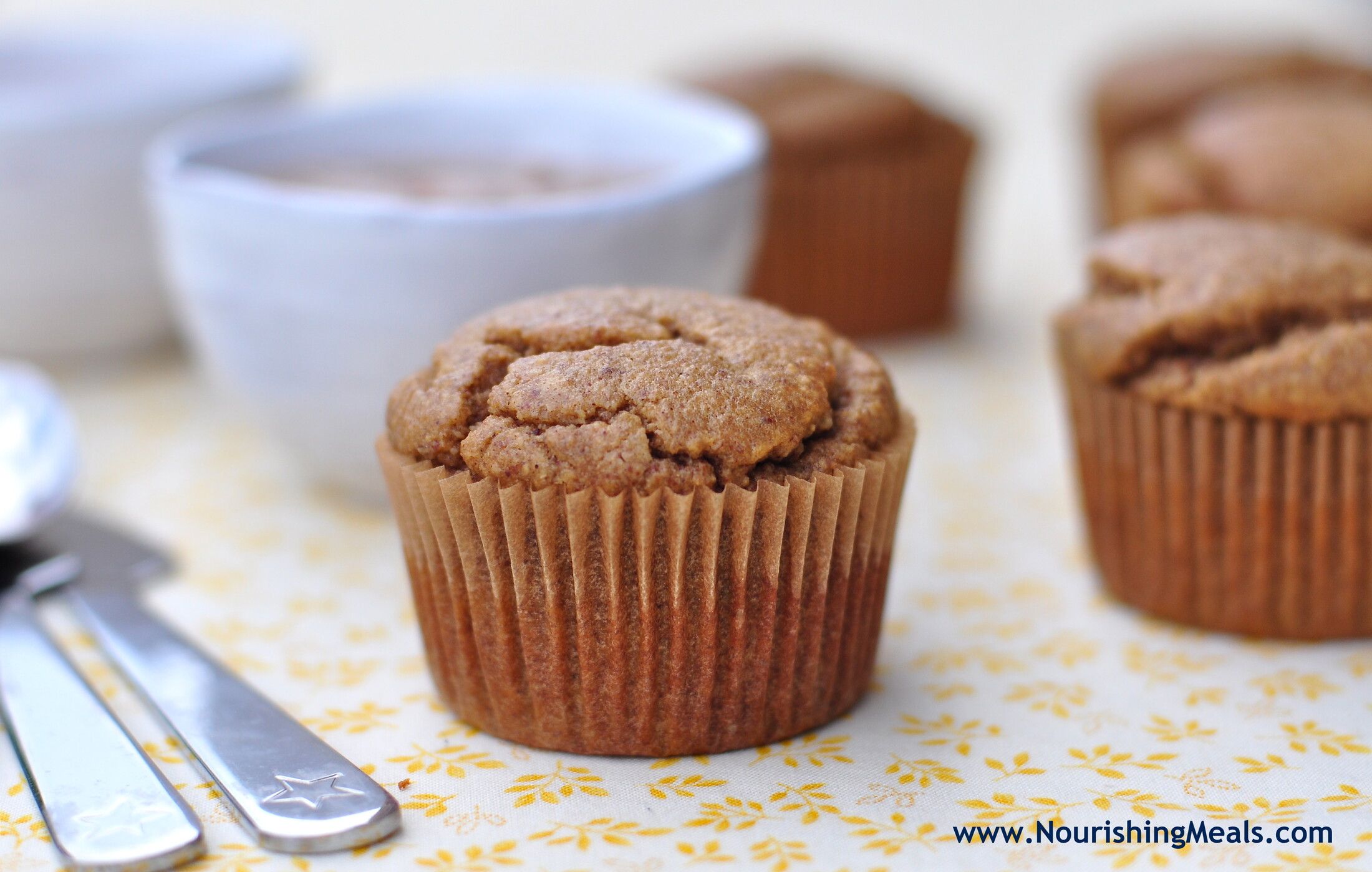 Paleo Banana Almond Butter Muffins