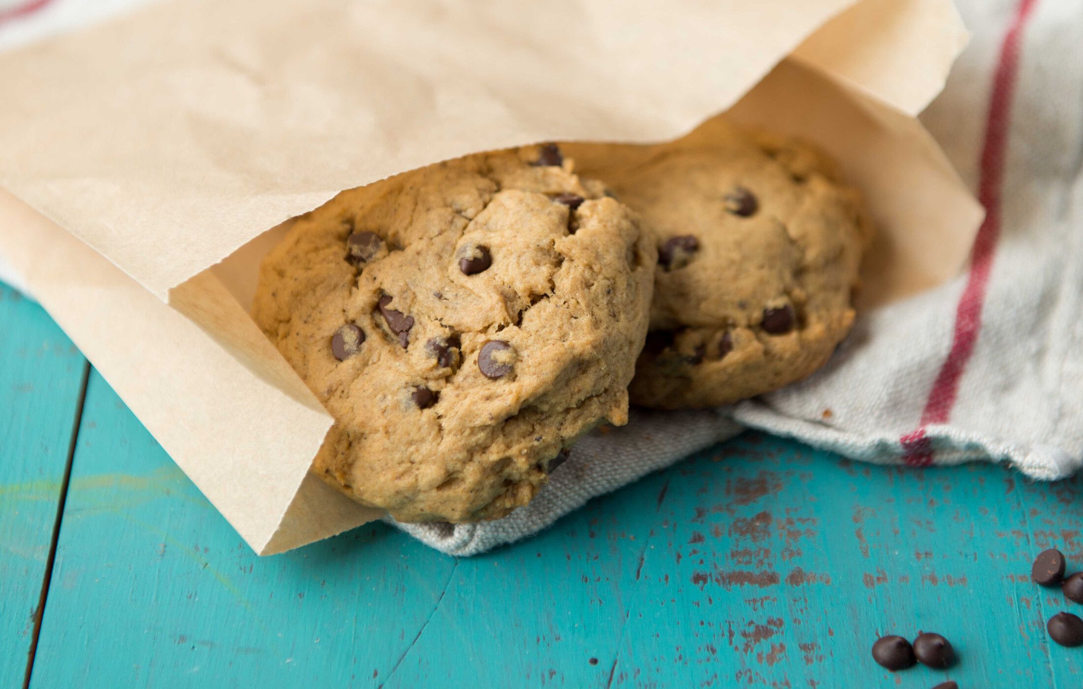 Healthy Chocolate Chip Cookies Gluten-Free Vegan