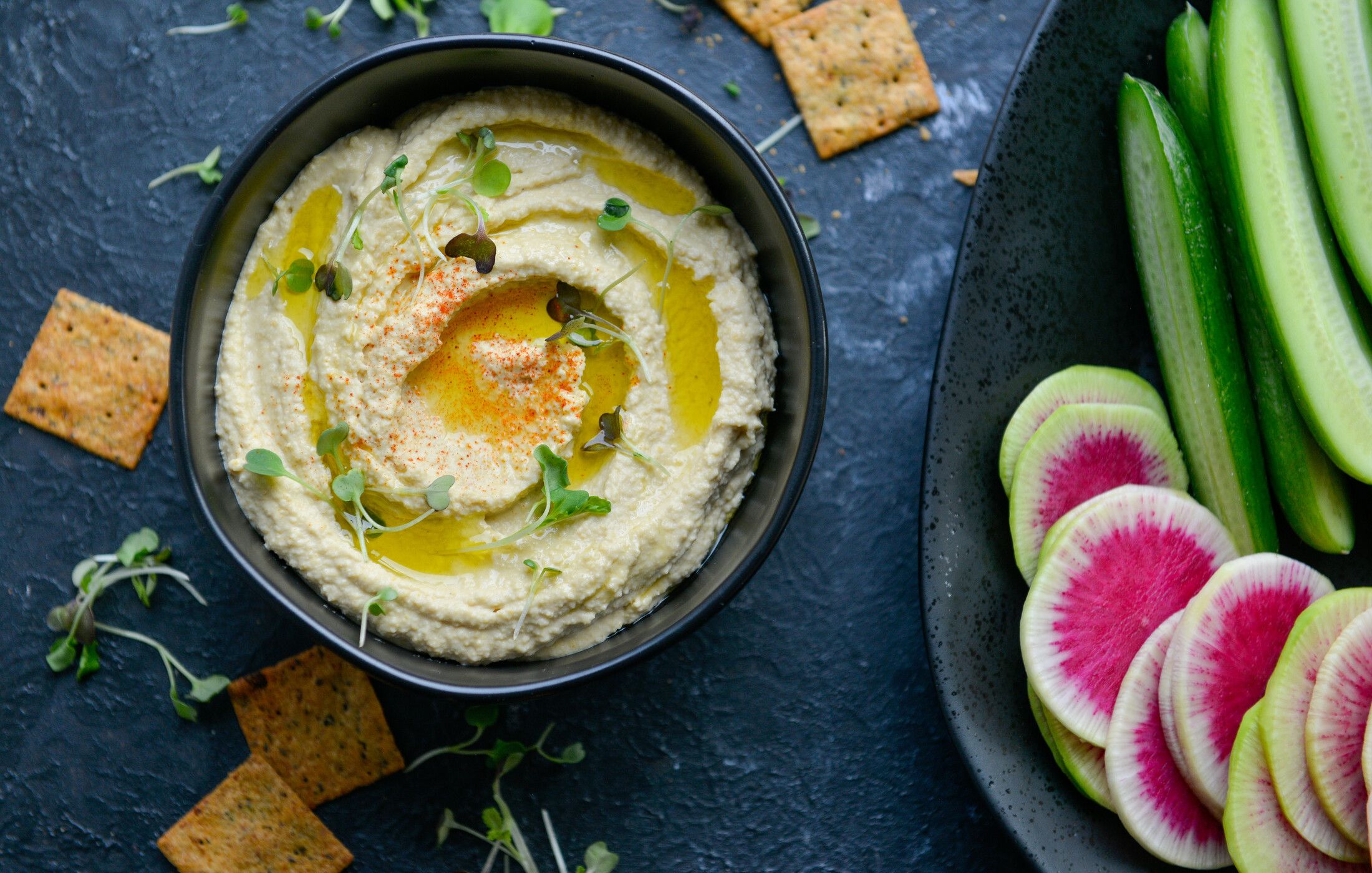 classic vegan hummus