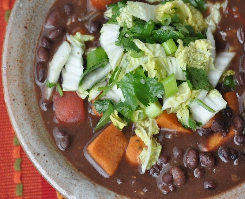 Chipotle Black Bean and Yam Stew