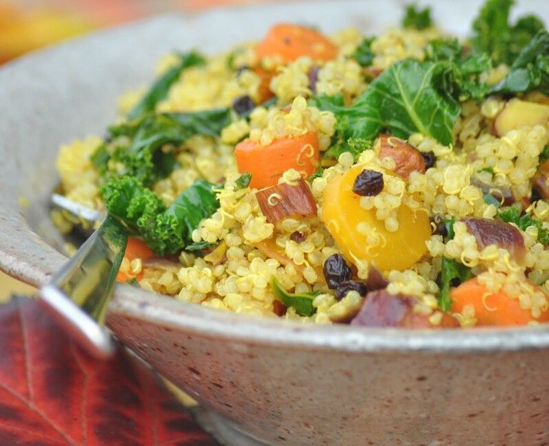 Vegan Moroccan Quinoa Pilaf