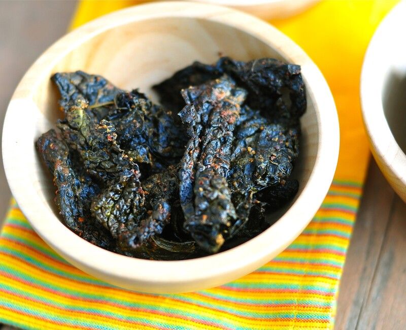 Sweet and Spicy Kale Chips