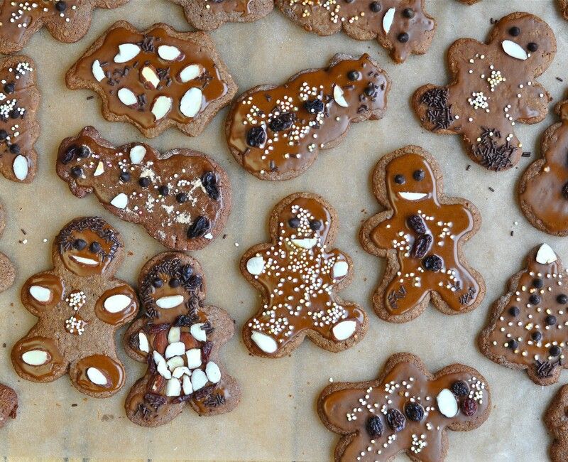 Gluten-Free Gingerbread Hazelnut Cut-Out Cookies
