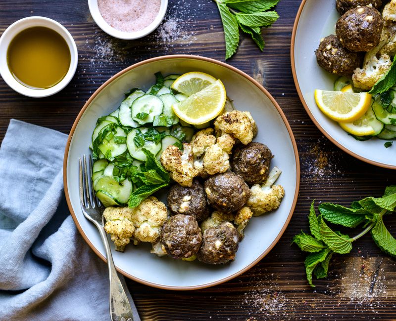 BAHARAT LAMB MEATBALLS CAULIFLOWER-1