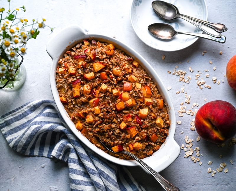 BAKED PEACH OATMEAL DAIRY-FREE OPTION-1