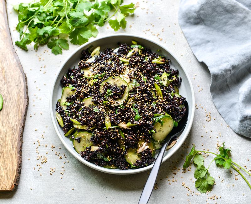 BLACK RICE AND CUCUMBER SALAD-1