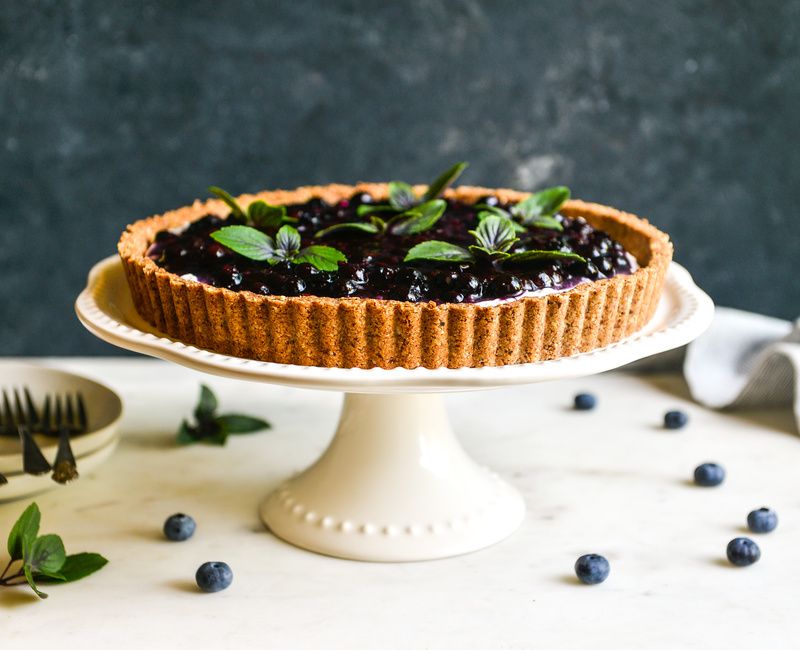 BLUEBERRY BASIL TART GLUTEN-FREE DAIRY-FREE VEGAN-4
