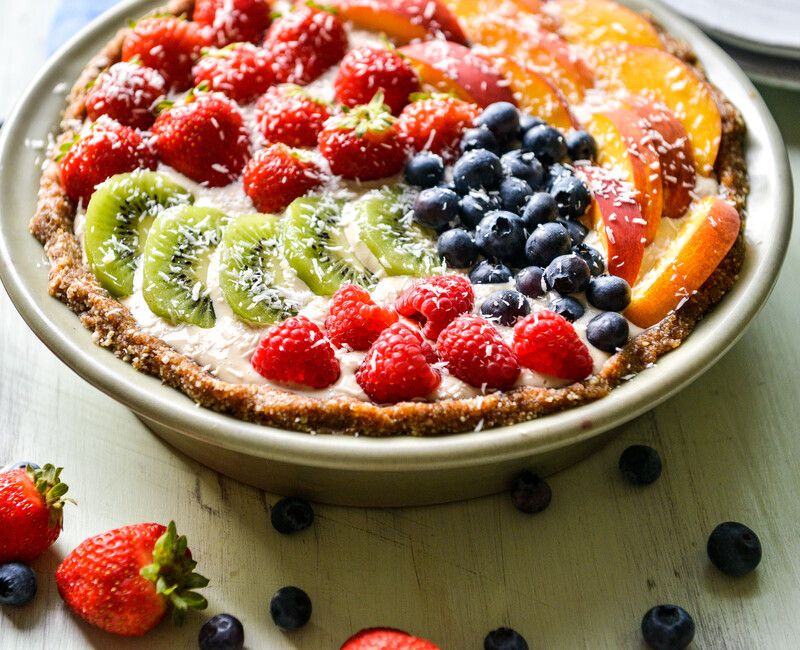 BLUEBERRY FRUIT PIE WITH A RAW NUT CRUST-22