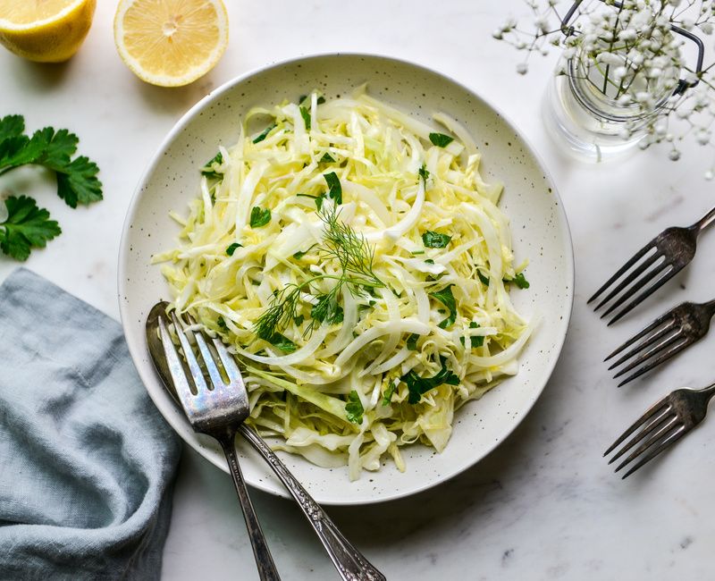 CABBAGE AND FENNEL SLAW-1