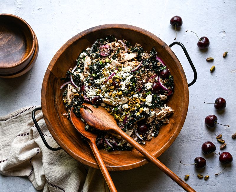 CHERRY CHICKEN QUINOA SALAD-11