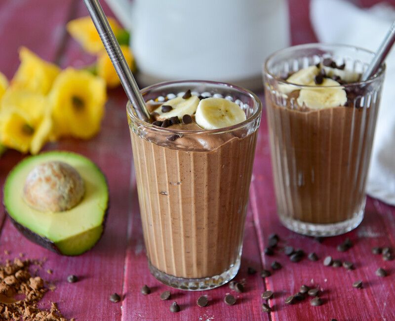 CHOCOLATE BANANA AVOCADO MILKSHAKE-1