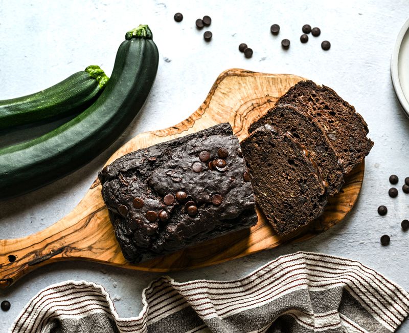 CHOCOLATE ZUCCHINI TEFF BREAD-GLUTEN-FREE DAIRY-FREE-1