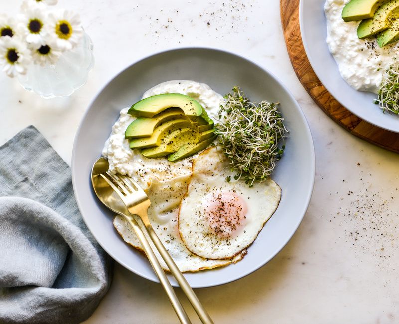 COTTAGE CHEESE AND EGG BREAKFAST BOWLS-1