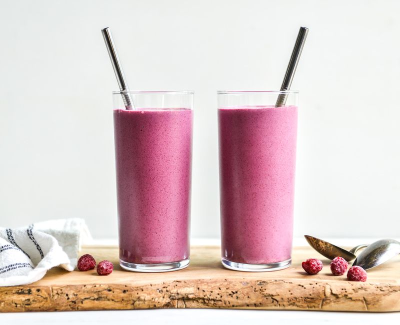 COTTAGE CHEESE BERRY SMOOTHIE-1