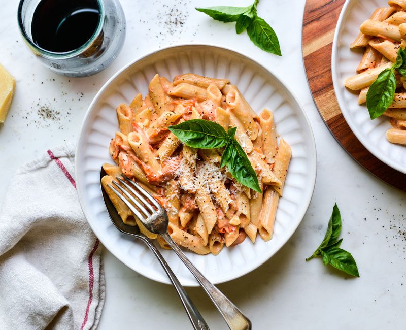 CREAMY CHERRY TOMATO PASTA-1