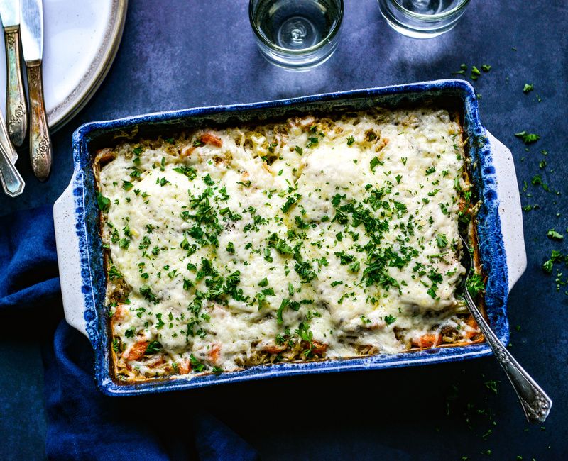 CREAMY CHICKEN BROWN RICE VEGETABLE CASSEROLE-2