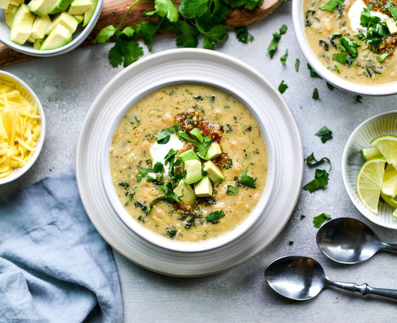 CREAMY WHITE BEAN AND KALE CHILI-1