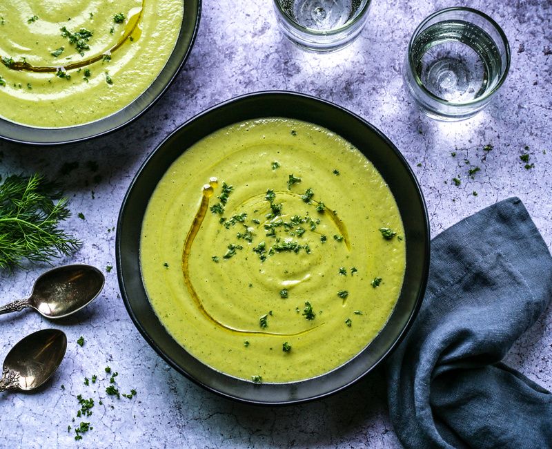 Creamy Zucchini and Fennel Spring Soup-1