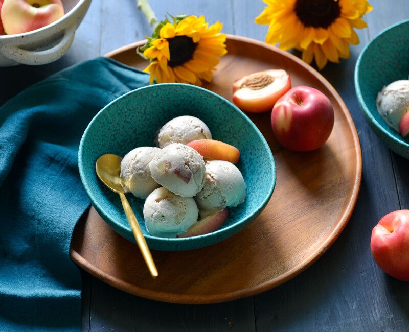 DAIRY-FREE WHITE NECTARINE ICE CREAM-3