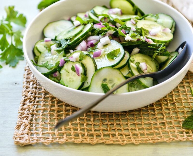 ELIMINATION DIET CUCUMBER MINT SALAD-11