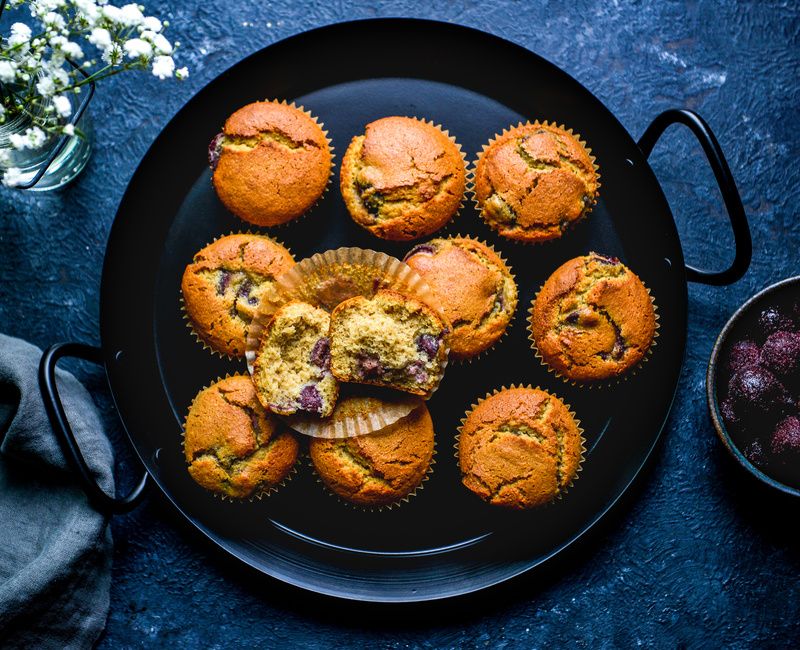 GLUTEN-FREE CHERRY-ALMOND MUFFINS-22