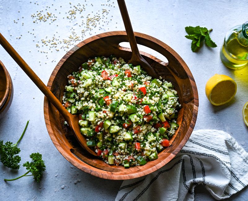 GLUTEN-FREE LOW-FODMAP MILLET TABOULI SALAD-1